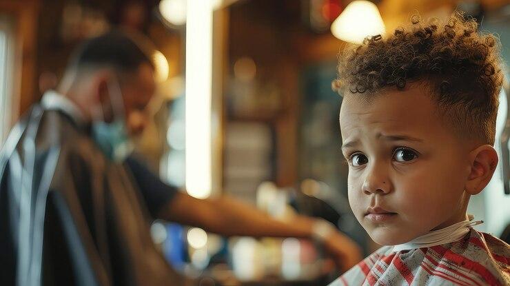 Cabelo cacheado infantil